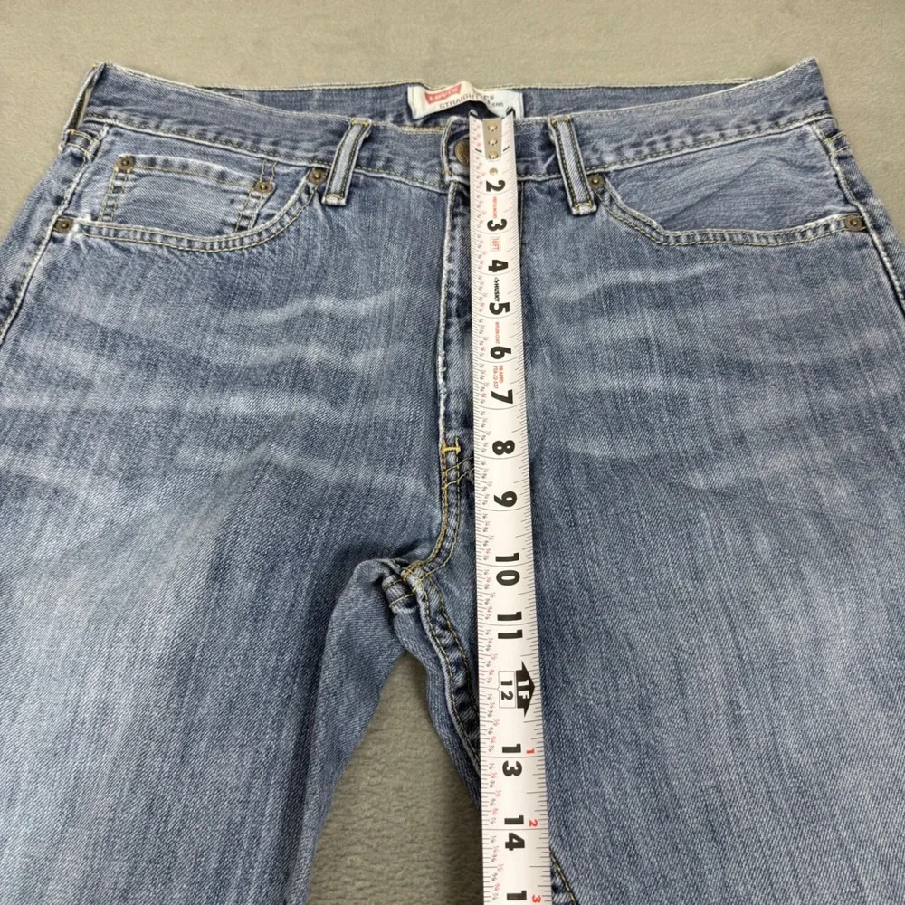 Levi's 505 Straight Fit Jeans Men's 32x30‎ Light Wash 100% Cotton Denim Mexico